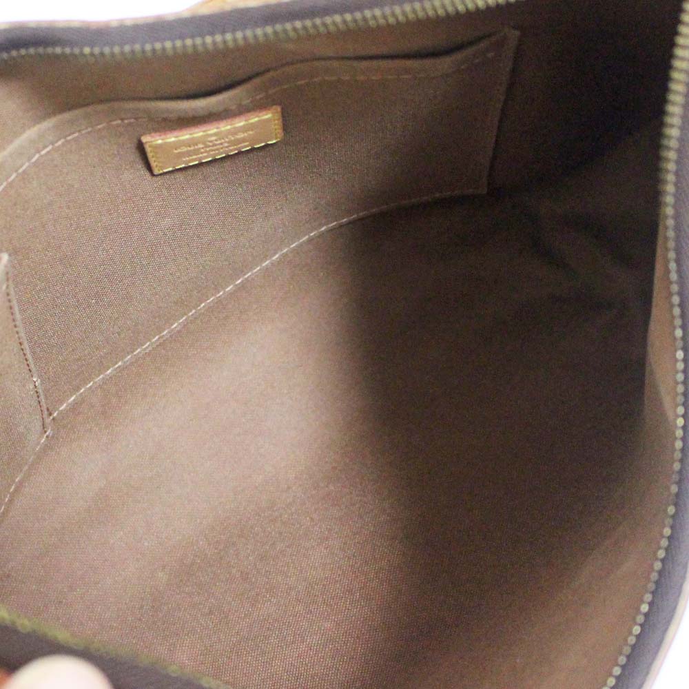 Louis Vuitton Galliera PM Monogram Shoulder Bag Brown