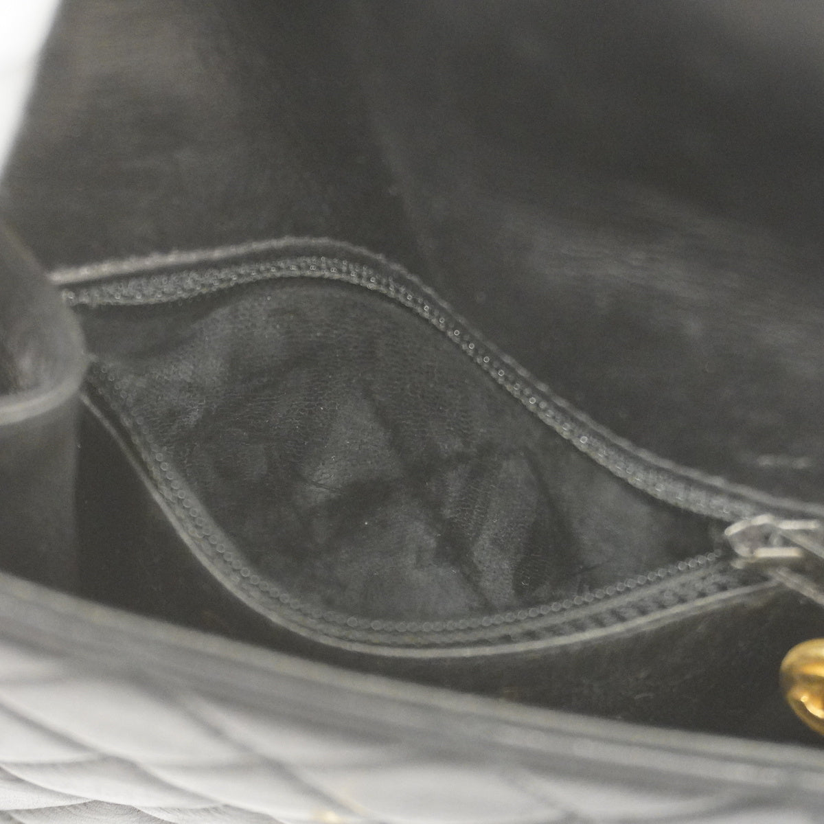 Chanel Waist Bag Matelasse Lambskin Black