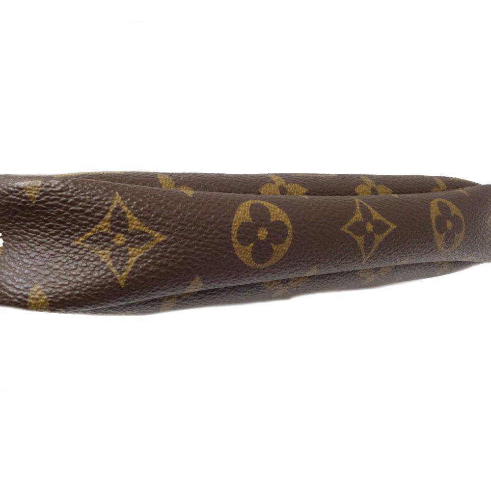 Louis Vuitton Monogram Pochette Accessoire Handbag Brown
