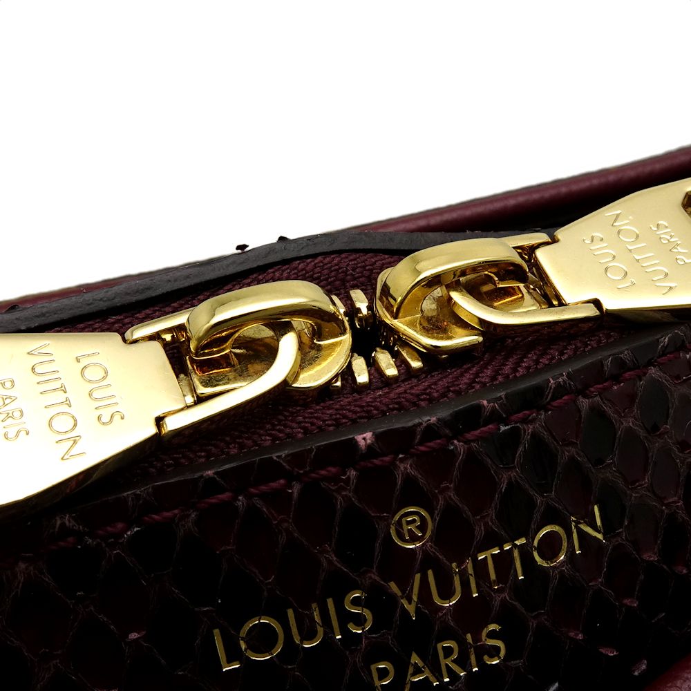 Louis Vuitton Monogram Python Pallas Bordeaux 2WAY Bag