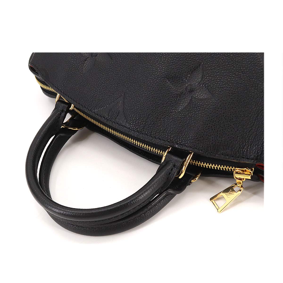 Louis Vuitton Monogram Emplant Petit Palais PM Shoulder Bag Leather
