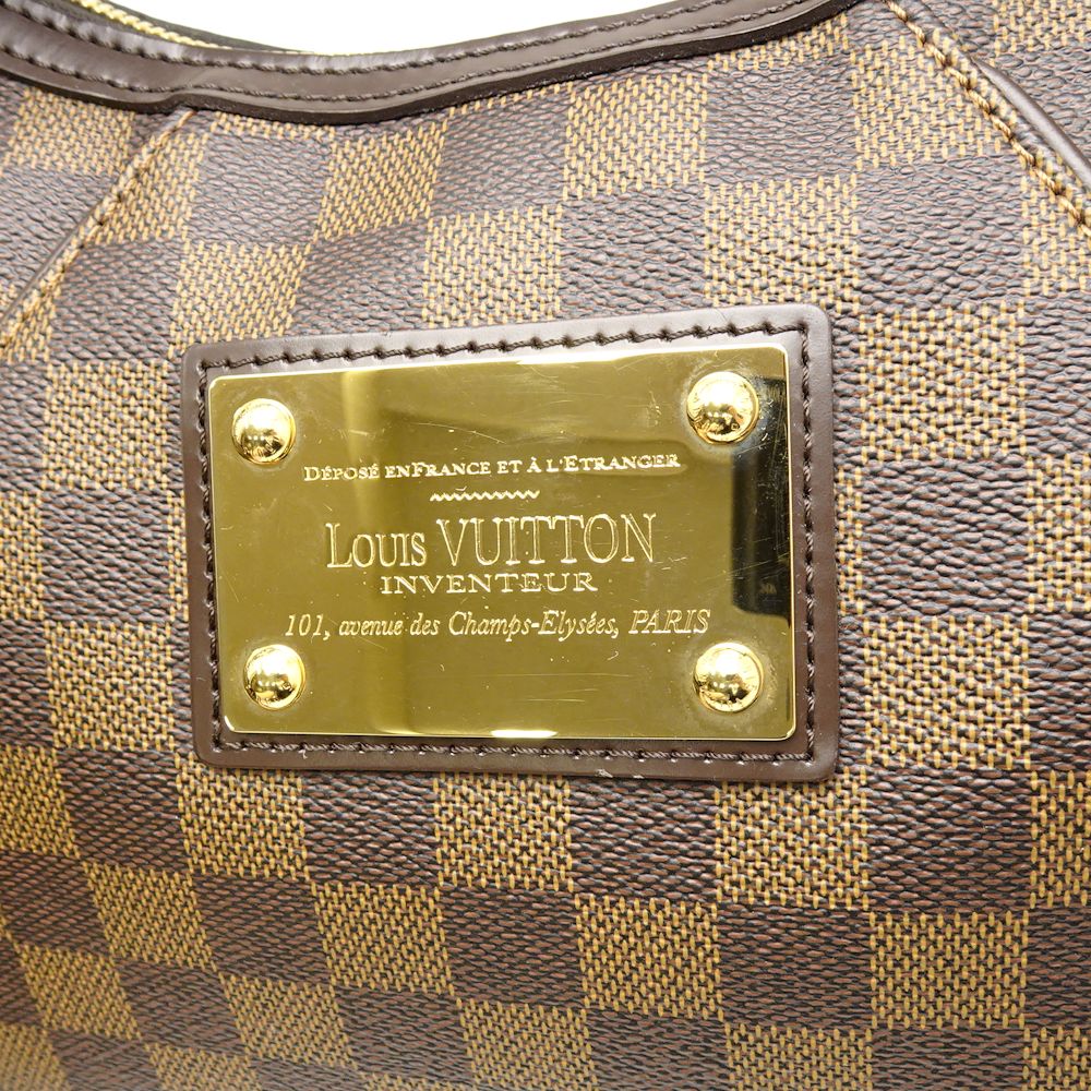 Louis Vuitton  Damier Thames PM Ebene  Shoulder Bag
