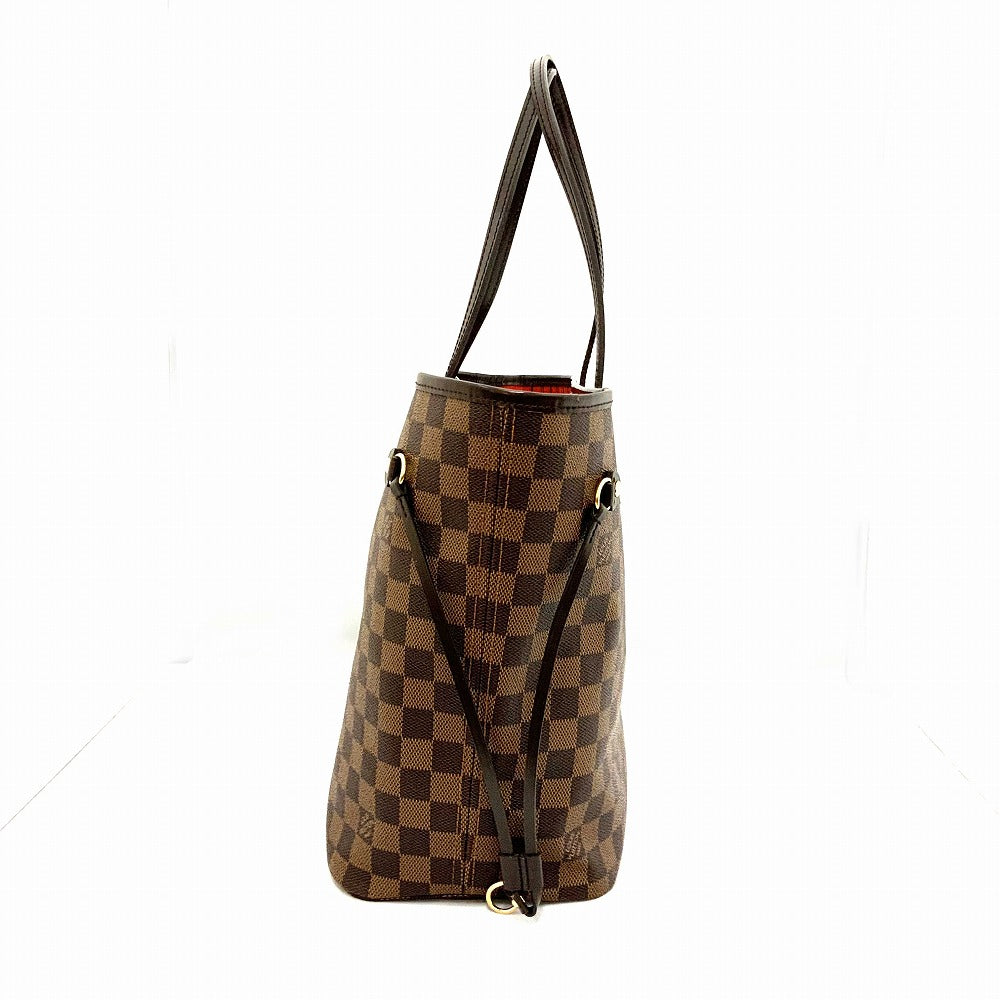 Louis Vuitton Neverfull MM Tote Bag Damier Ebene Brown