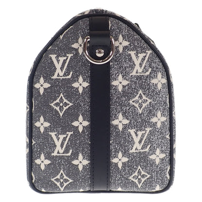Louis Vuitton Speedy Bandouliere 25 Monogram Jacquard Denim Black