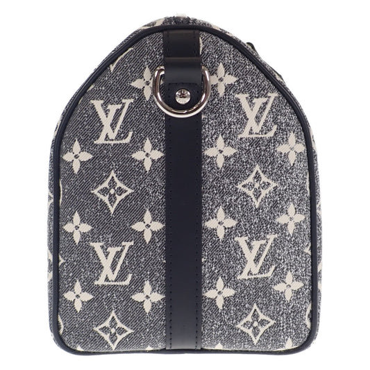 Louis Vuitton Speedy Bandouliere 25 Monogram Jacquard Denim Black