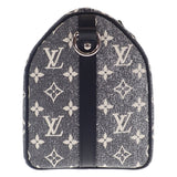Louis Vuitton Speedy Bandouliere 25 Monogram Jacquard Denim Black