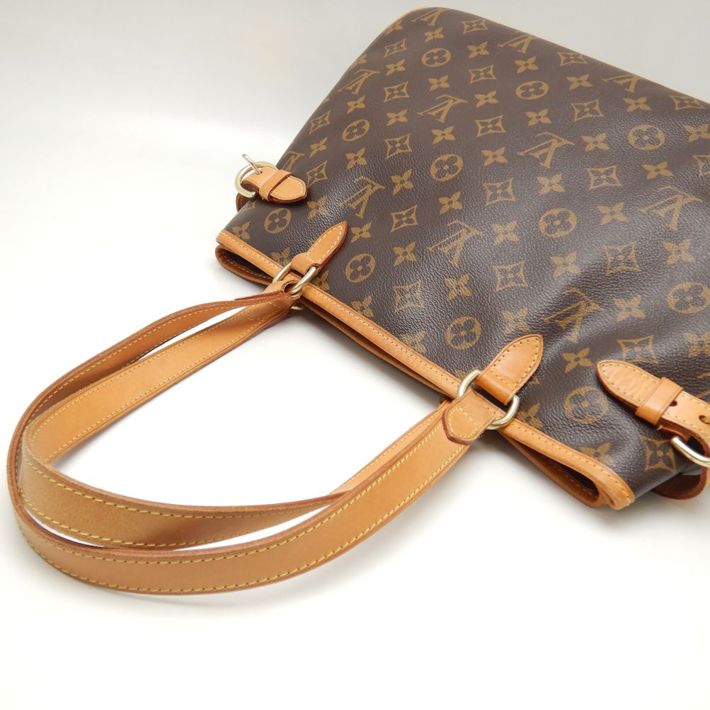 Louis Vuitton Monogram Batignolles Horizontal Tote Bag Brown