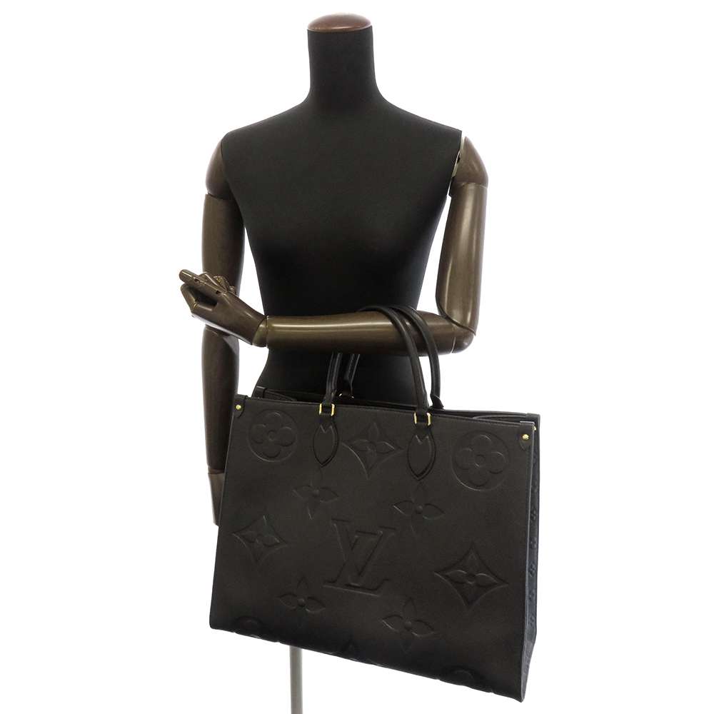 Louis Vuitton Handbag Monogram Implant On The Go GM
