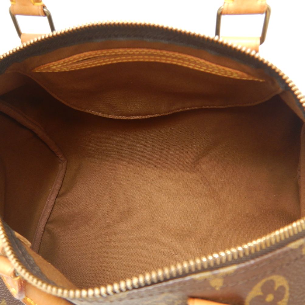 Louis Vuitton Monogram Speedy 30 Handbag Brown