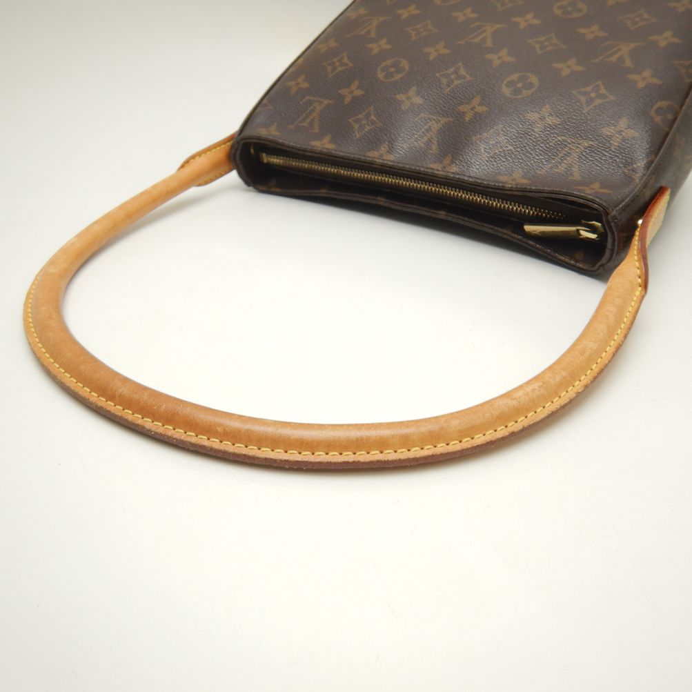 Louis Vuitton Monogram Looping MM Shoulder Bag Brown