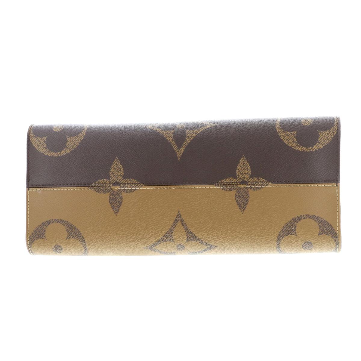 Louis Vuitton OntheGo MM Bag Tote Bag Monogram Giant Brown