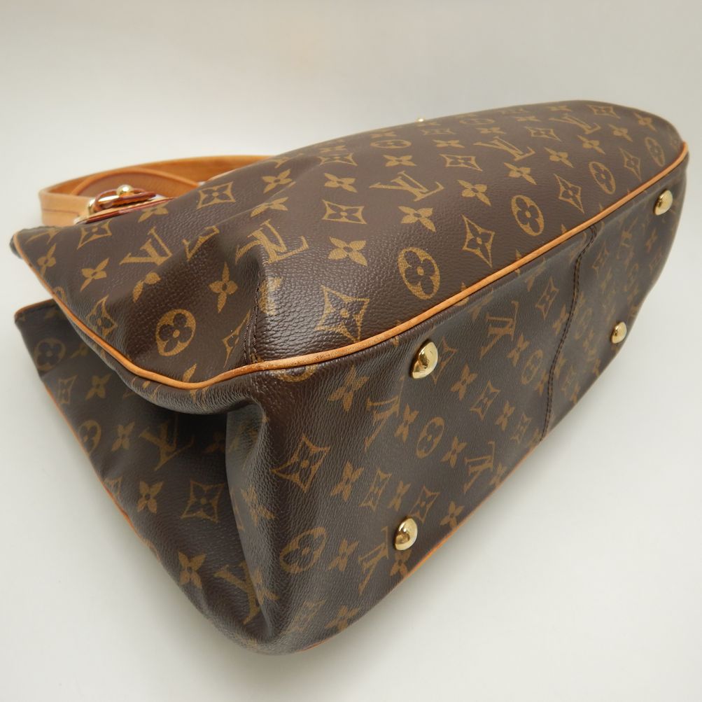 Louis Vuitton Monogram Greet Tote Bag Brown