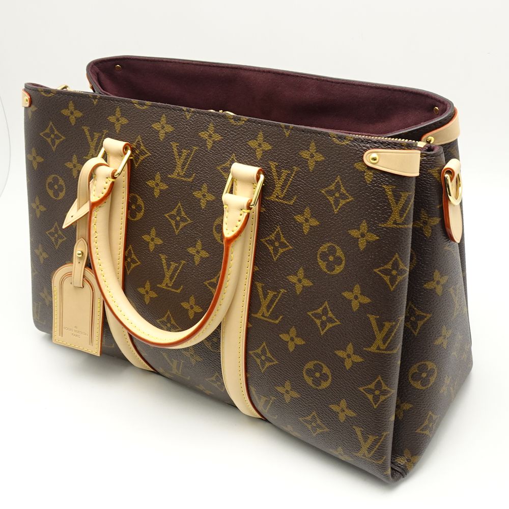 Louis Vuitton Monogram Sufro MM Brown 2WAY Bag