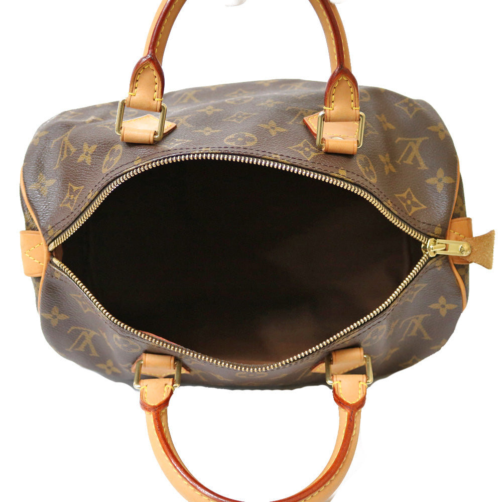 Louis Vuitton Speedy 30 Monogram Handbag Brown