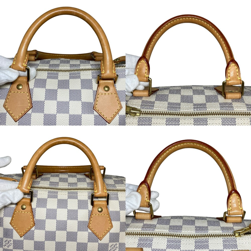Louis Vuitton Speedy 30 Damier Damier Azur Canvas Handbag