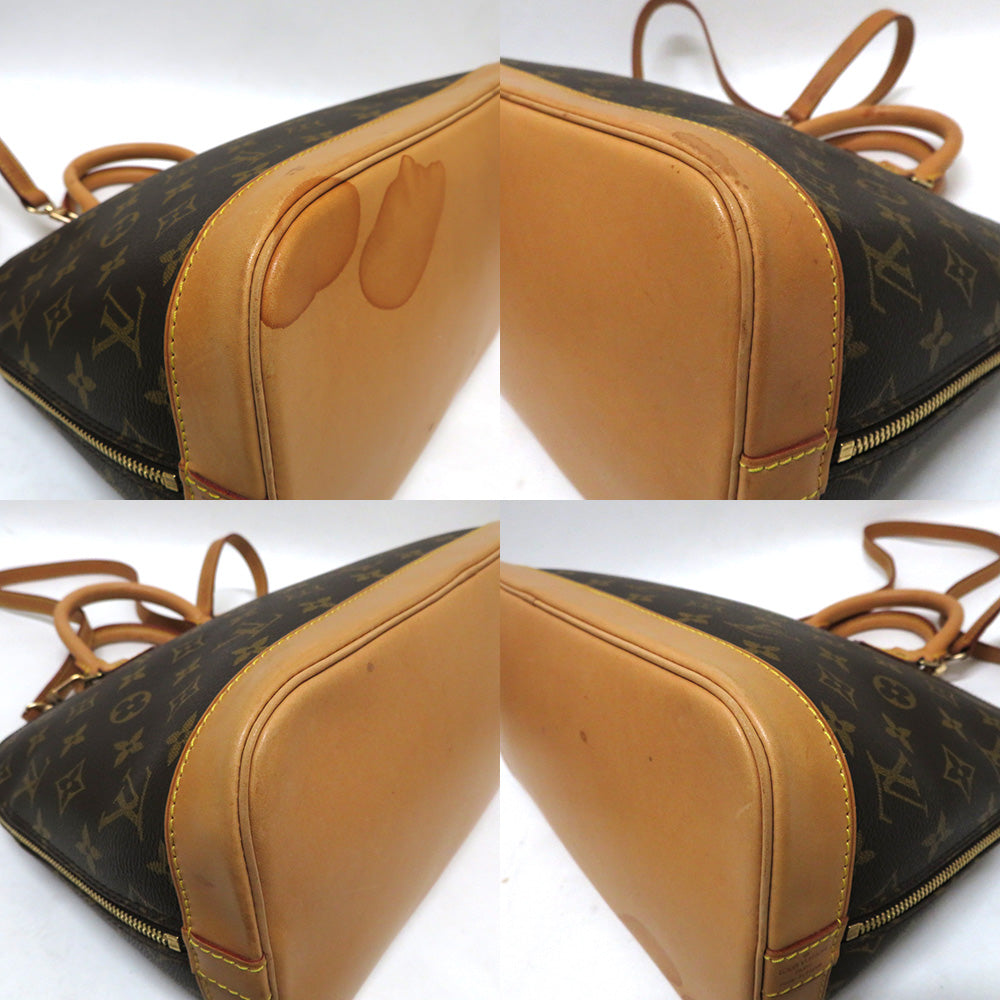 Louis Vuitton Bag Alma Monogram AB Rank Brown