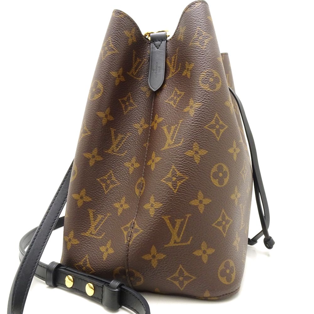 Louis Vuitton Monogram Neonoe Shoulder Bag Brown Noir