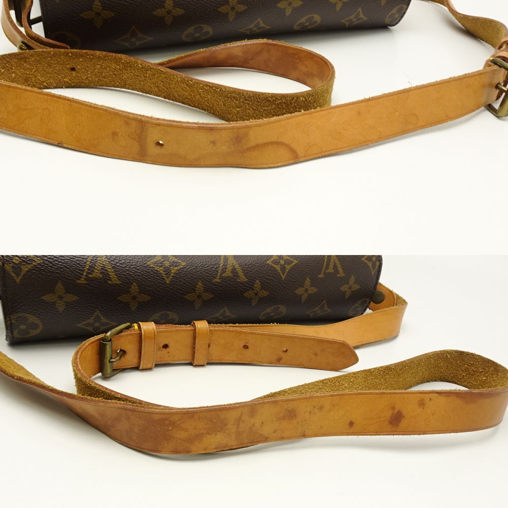 Louis Vuitton Monogram Cartesier Brown Diagonal Shoulder Bag