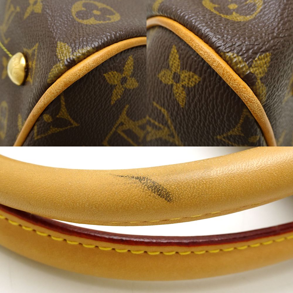 Louis Vuitton Monogram Tivoli PM Handbag Brown