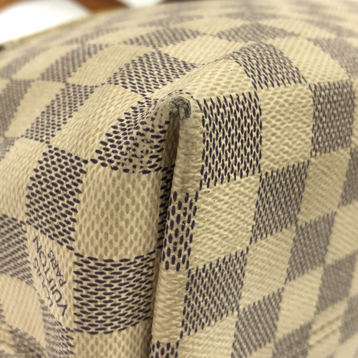 Louis Vuitton Jena PM Tote Bag Azur Damier Azur Canvas