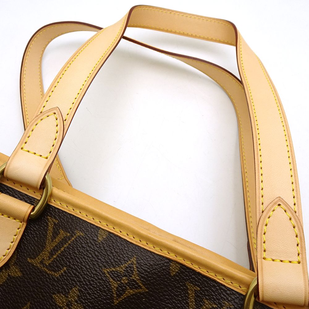 Louis Vuitton Monogram Batignolles Vertical Tote Bag Brown