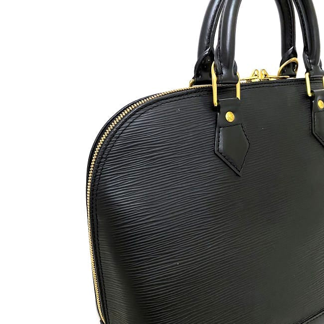 Louis Vuitton Handbag Alma PM Black Noir Epi