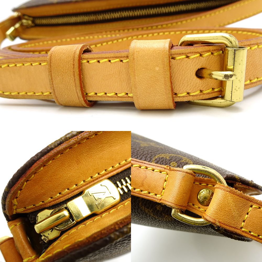 Louis Vuitton Monogram Shoulder Bag Brown