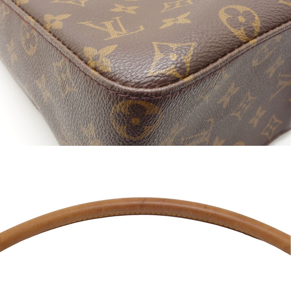 Louis Vuitton Monogram Looping GM Shoulder Bag Brown