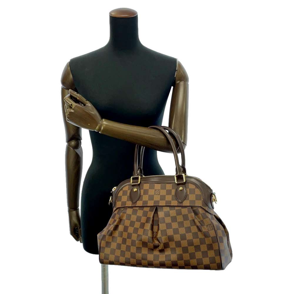 Louis Vuitton Handbag Damier Ebene Trevi PM  2way Shoulder Bag