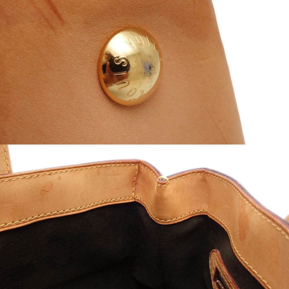 Louis Vuitton Monogram Wilshire PM Handbag Brown