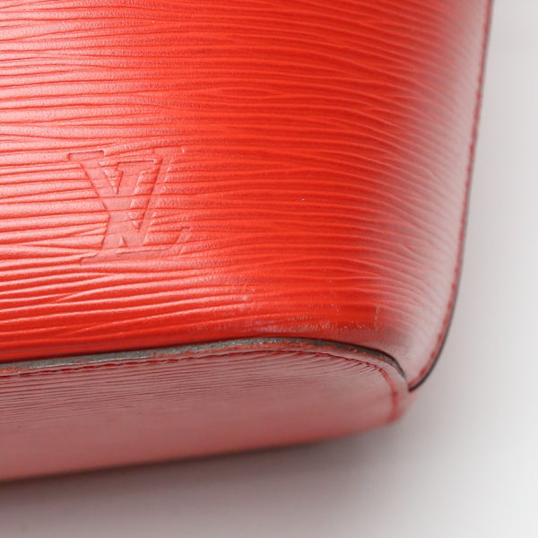 Louis Vuitton Neverfull MM Epi Grenard Pouch Red Tote Bag
