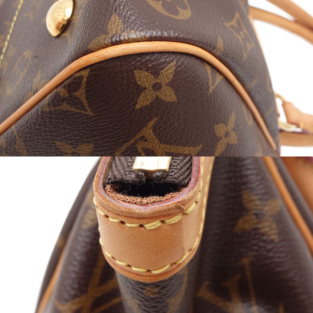 Louis Vuitton Monogram Tivoli PM Handbag Brown