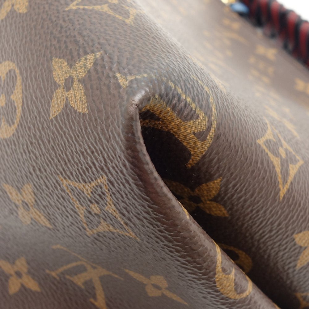 Louis Vuitton Monogram  Mini Zipped Hobo 2way Bag Brown