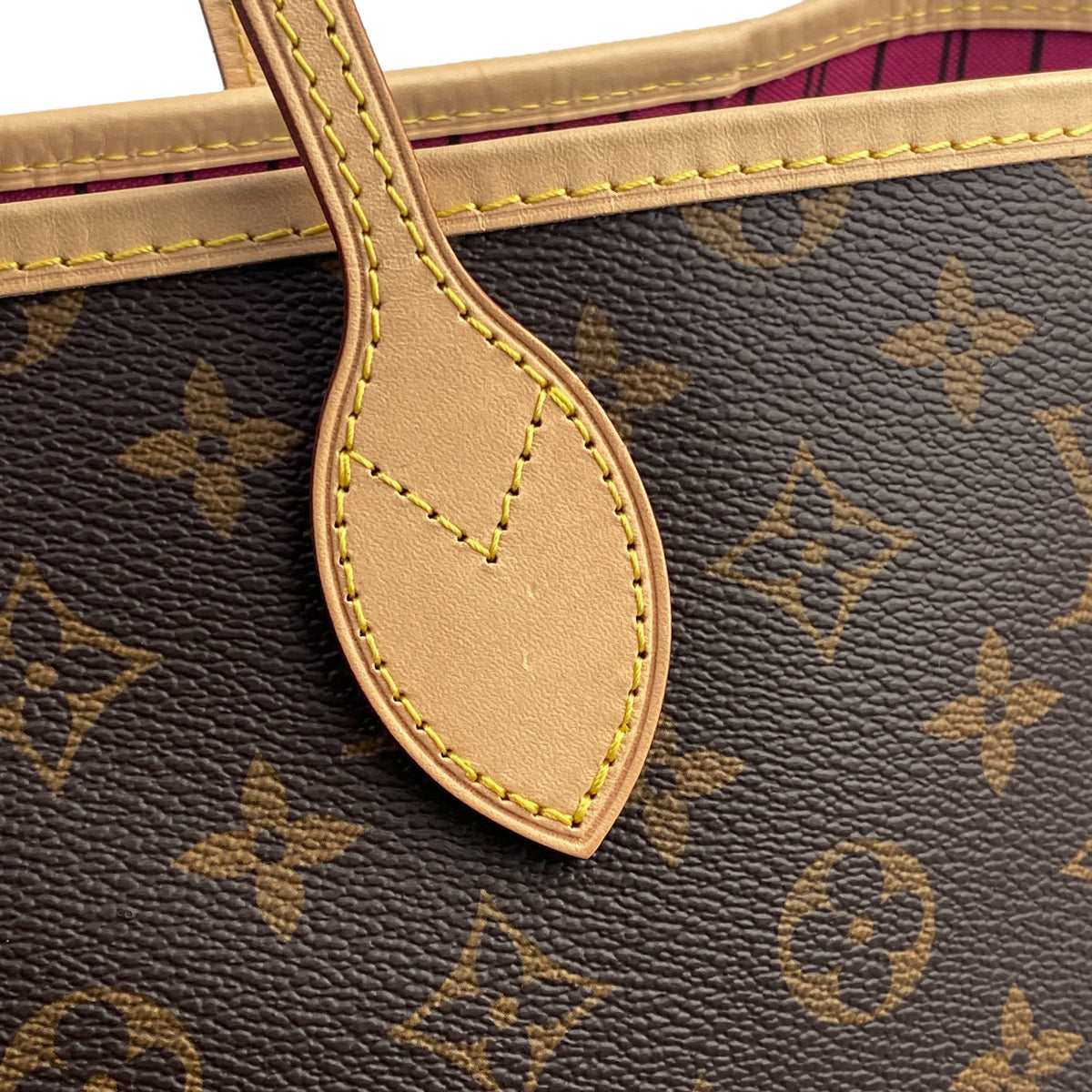 Louis Vuitton Neverfull GM Handbag Tote Monogram Pivoine Pink Brown