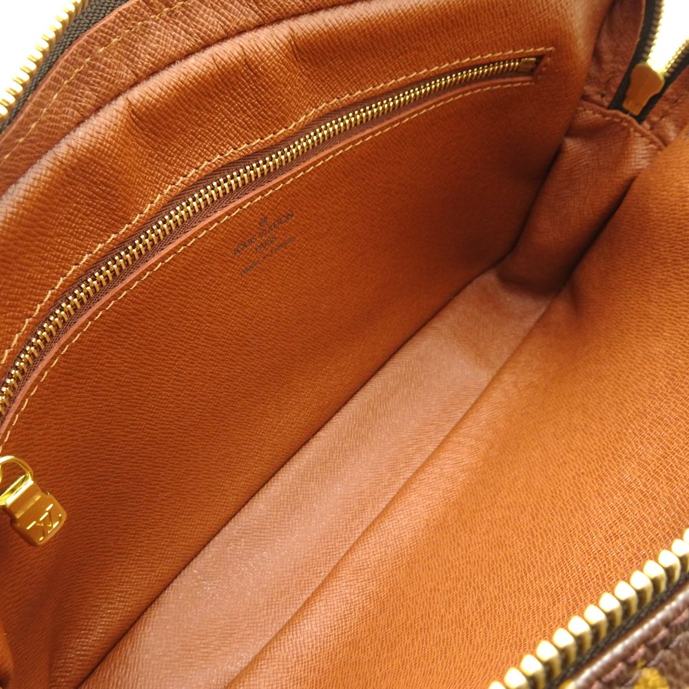 Louis Vuitton Monogram Marly Dragonne Brown Clutch Bag