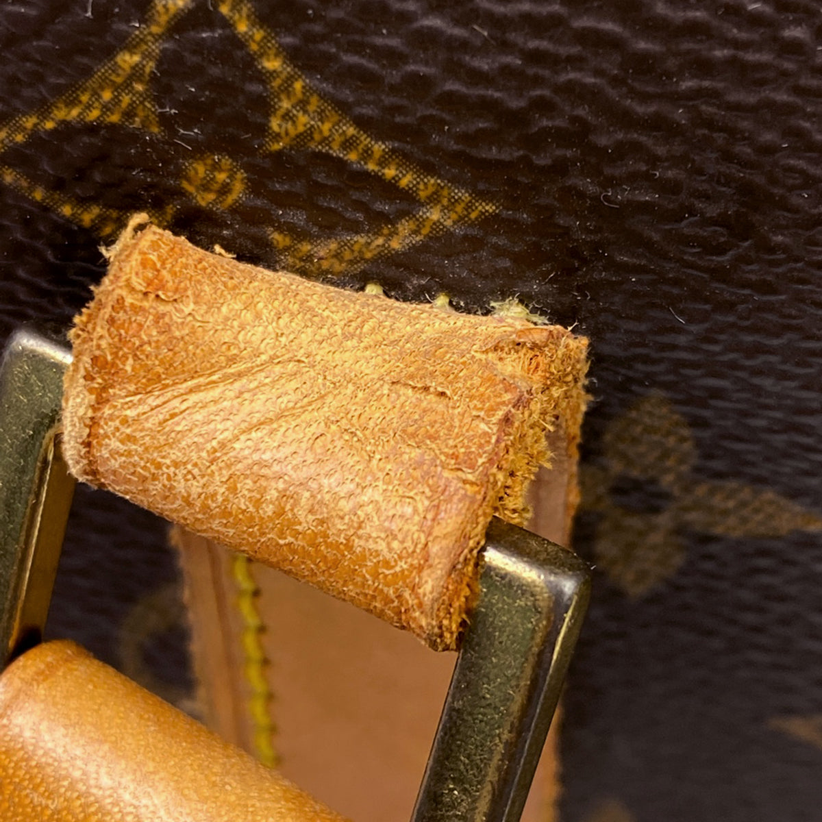 Louis Vuitton Luco Shoulder Bag Shawl Tote Monogram Brown