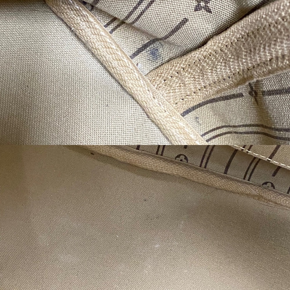 Louis Vuitton Tote Bag Monogram Neverfull MM Handbag Brown