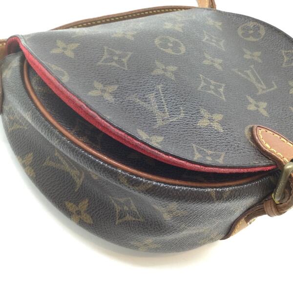 Louis Vuitton Tambourine Diagonal Shoulder Bag Monogram Canvas Brown
