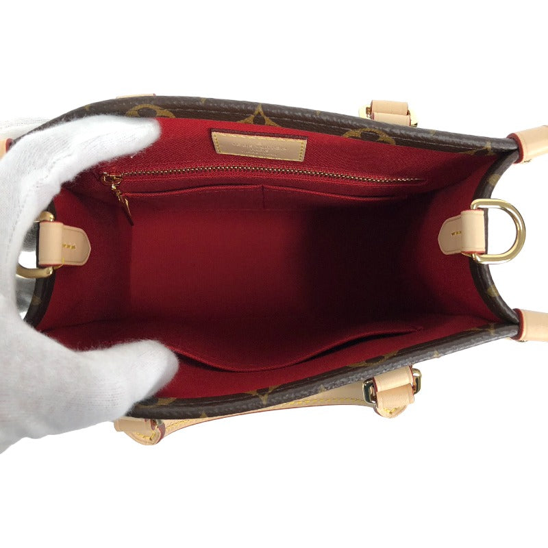 Louis Vuitton Sac Plat BB Monogram Handbag
