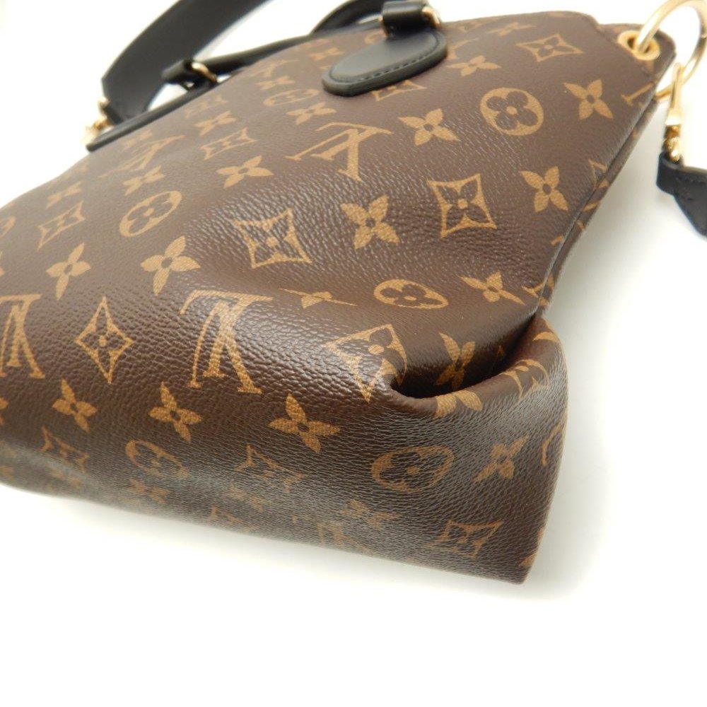 Louis Vuitton Monogram Zip Tote Bag PM Noir 2way Bag