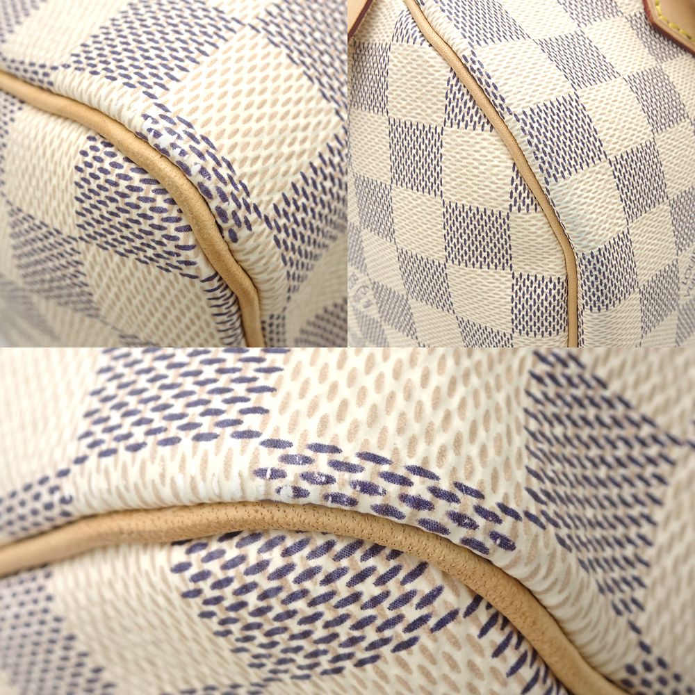 Louis Vuitton Damier Azur Speedy 25 Mini Boston Bag
