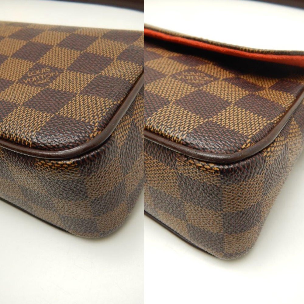 Louis Vuitton  Damier Recoleta Ebene Handbag Brown