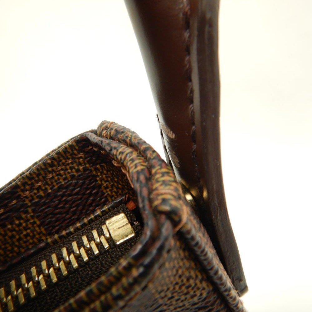 Louis Vuitton Damier Looping MM Ebene  Shoulder Brown