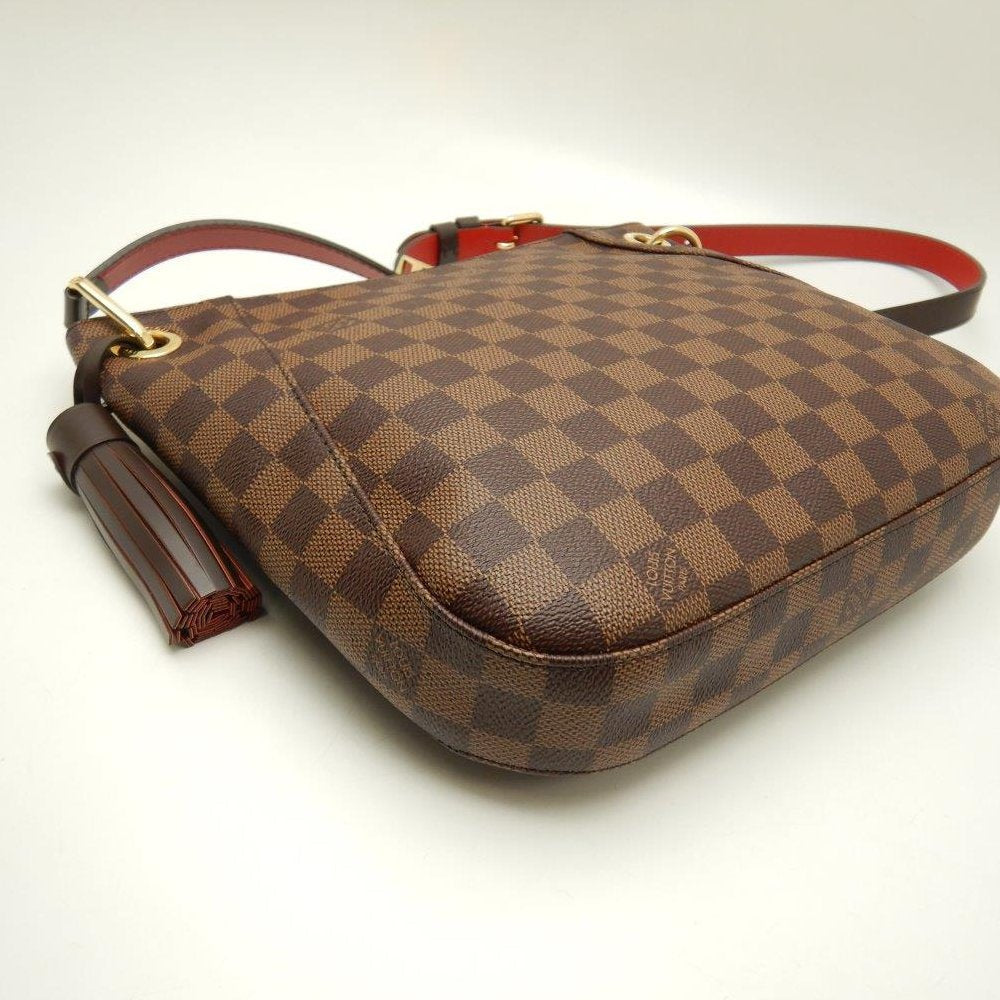Louis Vuitton Damier South Bank Ebene Diagonal Shoulder Brown