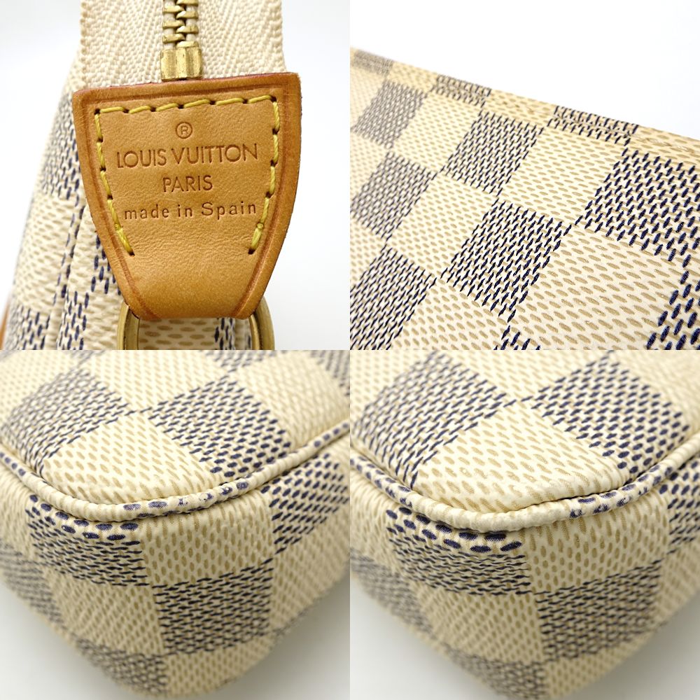 Louis Vuitton Damier Azur Pochette Accessoire Accessory Pouch
