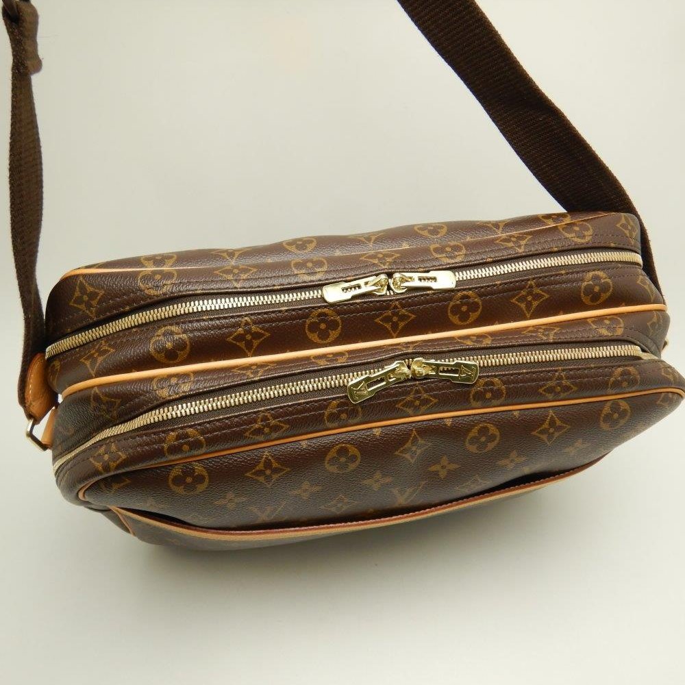Louis Vuitton Monogram Reporter GM Brown