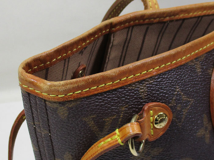 Louis Vuitton Neverfull PM Tote Bag Handbag Monogram