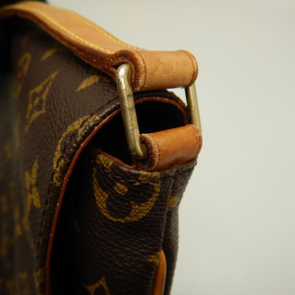 Louis Vuitton Monogram M tte Tango Short Shoulder Bag Brown