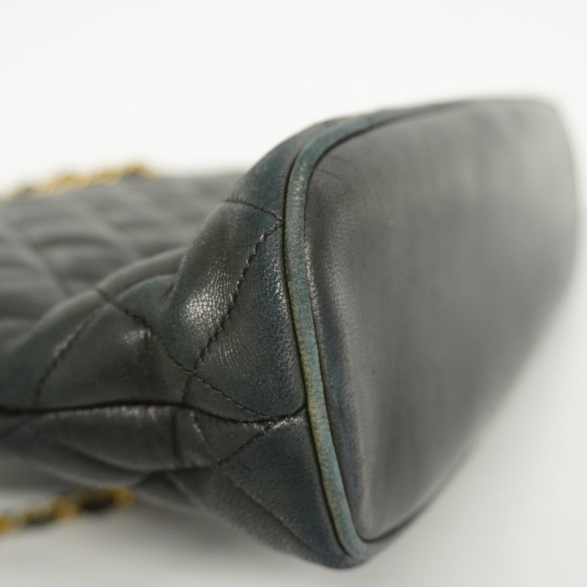 Chanel Shoulder Bag Matelasse Chain Lambskin Black