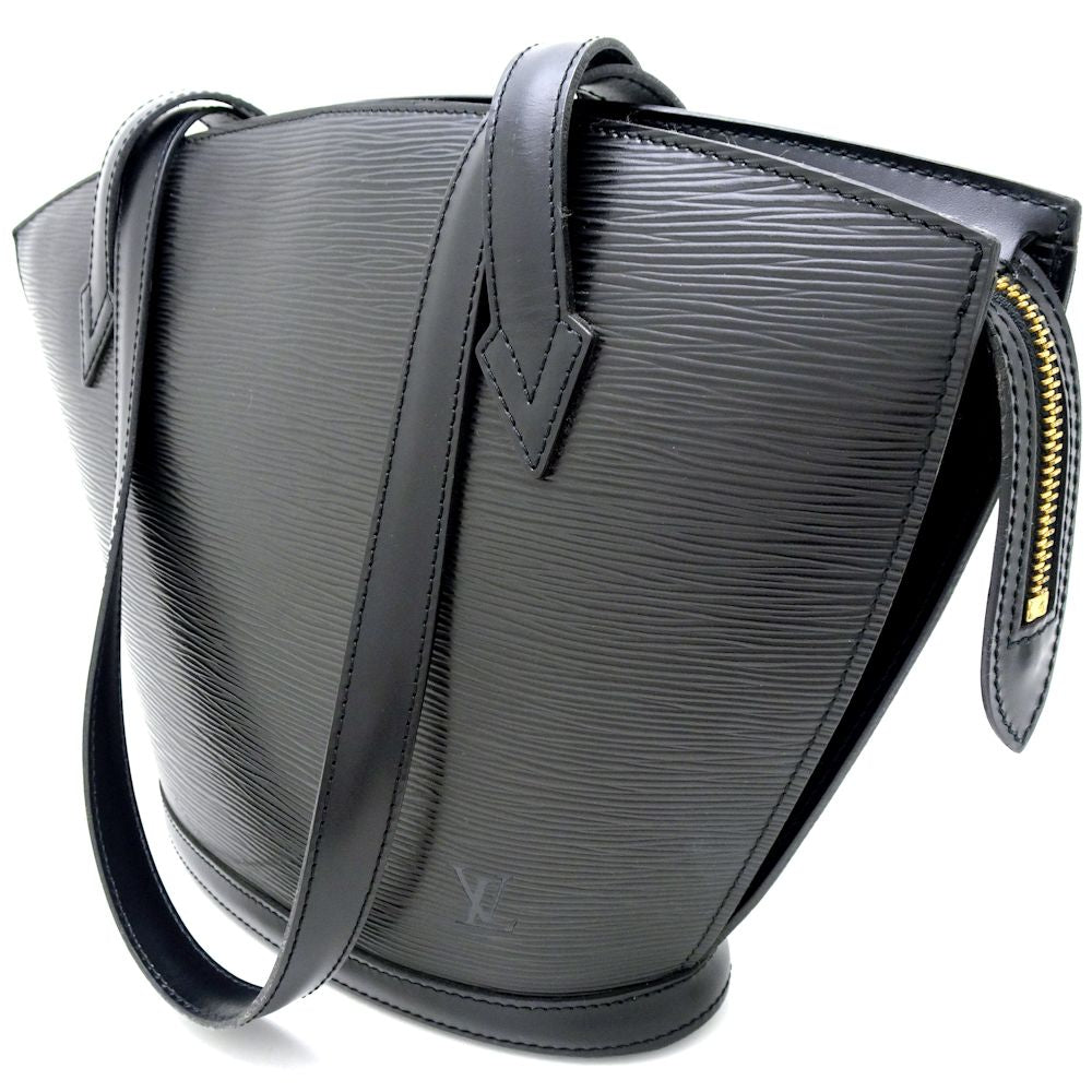 Louis Vuitton Epi Saint-Jacques Poignier Long Noir Tote Bag Black